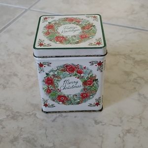 Vintage Christmas English Tea Tin